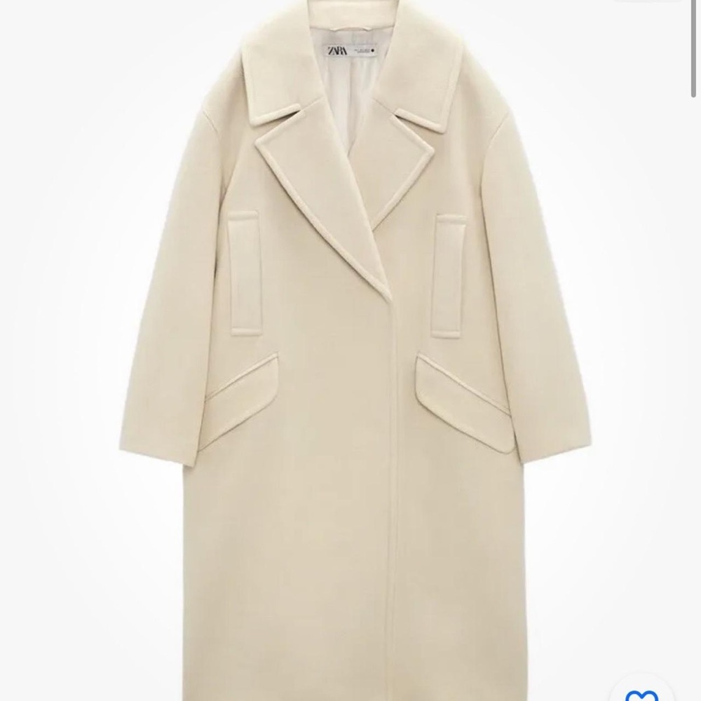 Zara Oversized With Pockets Coat‎ - Picture 15 of 17